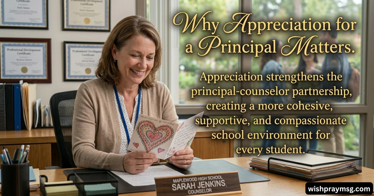 Why Appreciation for a Principal Matters