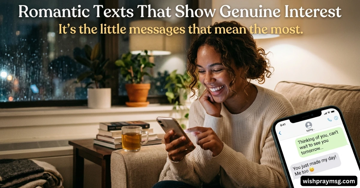 Romantic Texts That Show Genuine Interest