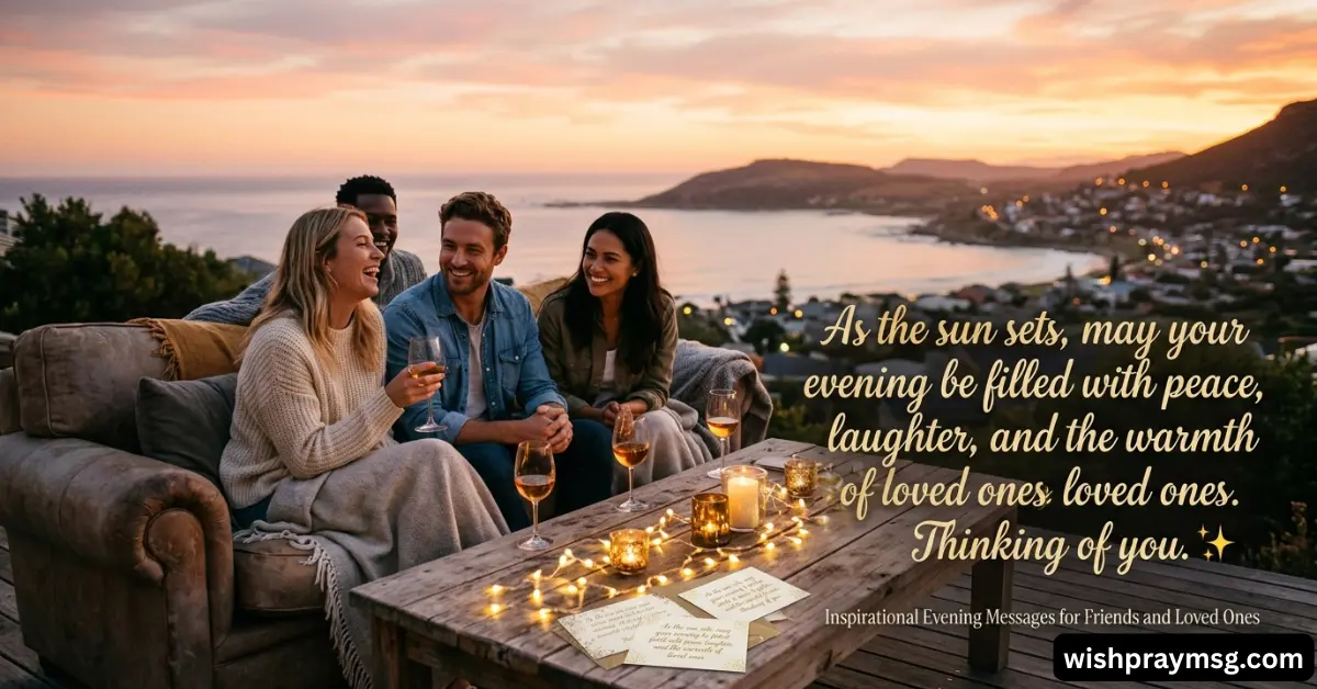 15 Inspirational Evening Messages for Friends and Loved Ones