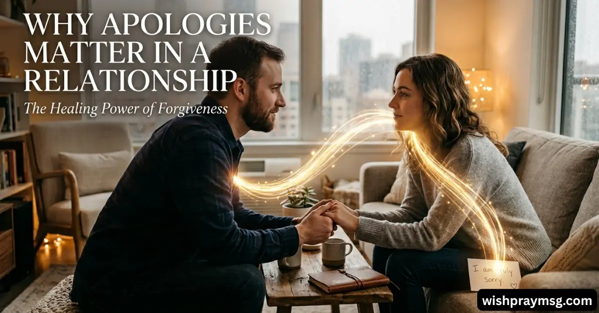 Why Apologies Matter in a Relationship