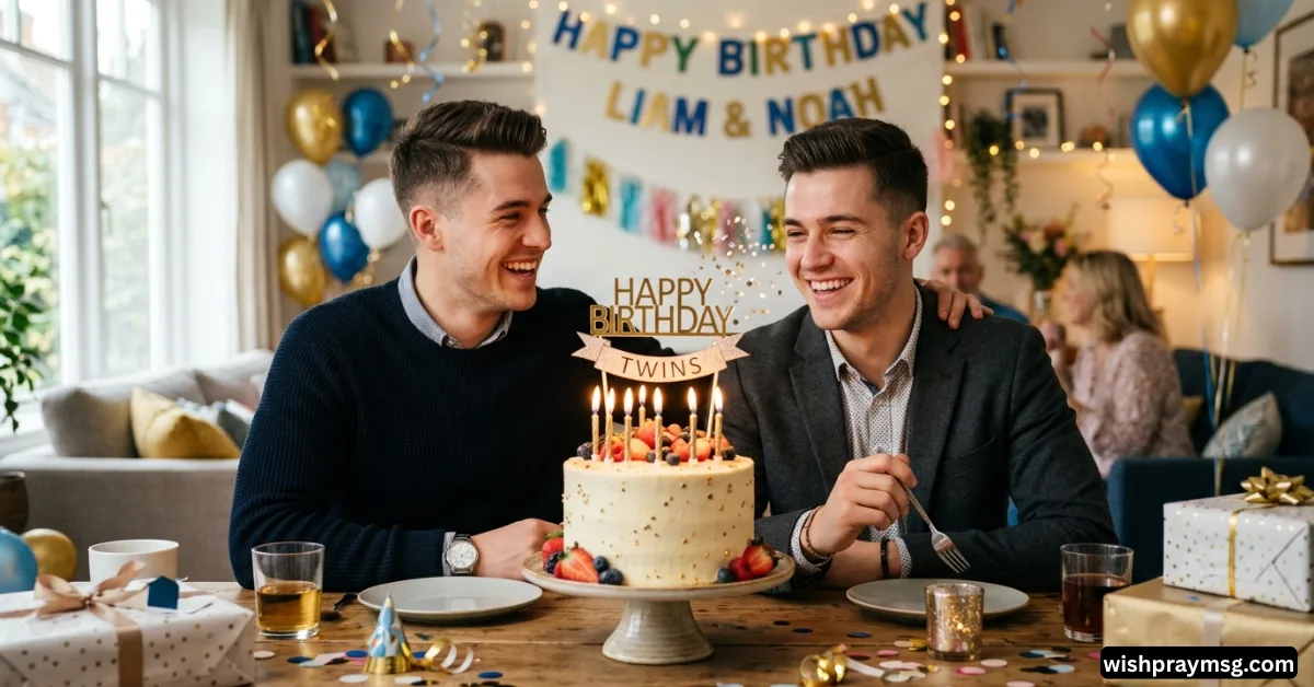 Heartfelt Birthday Wishes for Twin Brothers