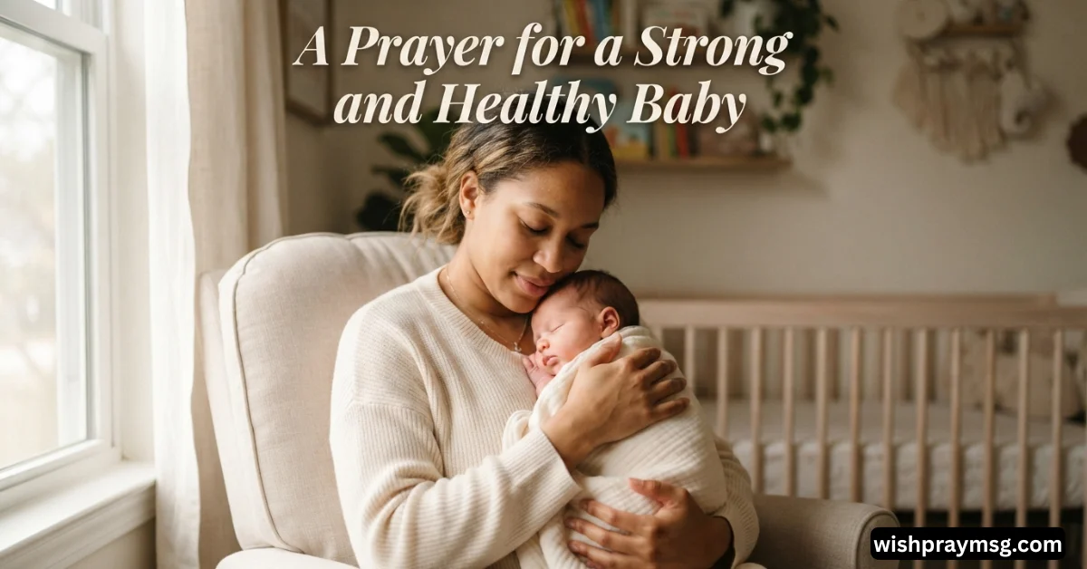 A Prayer for a Strong and Healthy Baby