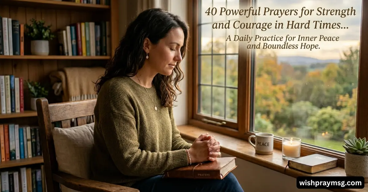 40 Powerful Prayers for Strength and Courage in Hard Times