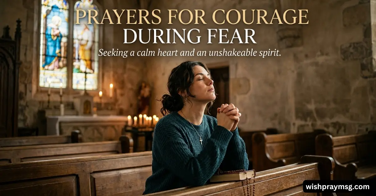 Prayers for Courage During Fear