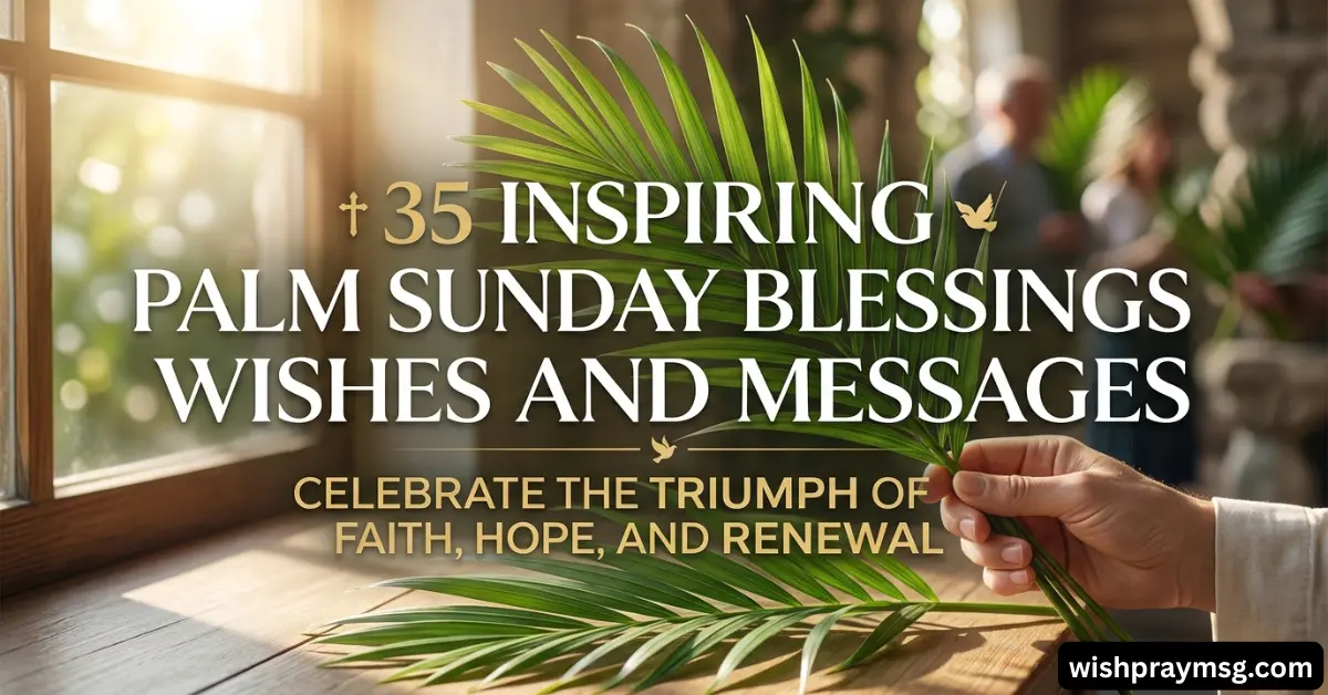 35 Inspiring Palm Sunday Blessings Wishes and Messages