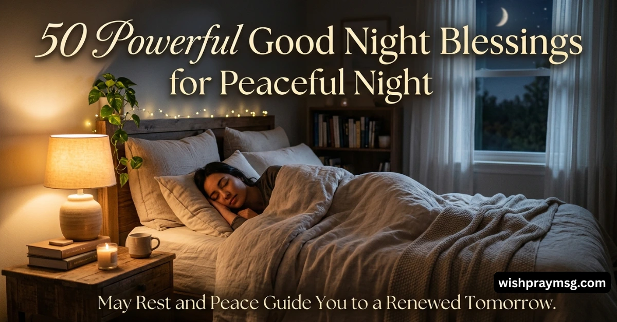 50 Powerful Good Night Blessings for Peaceful Night