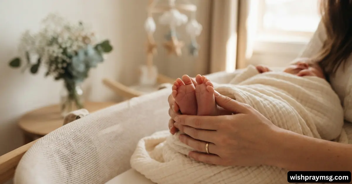 A Message for New Baby Arrival
