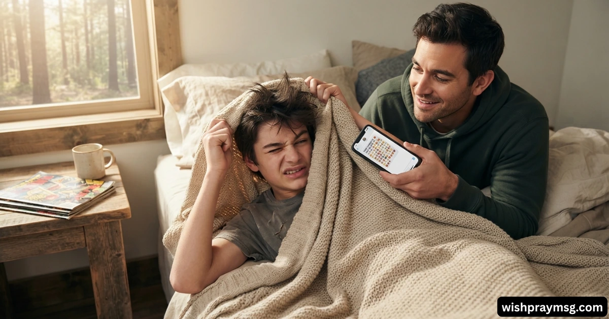 Lazy Brother Wake-Up Messages