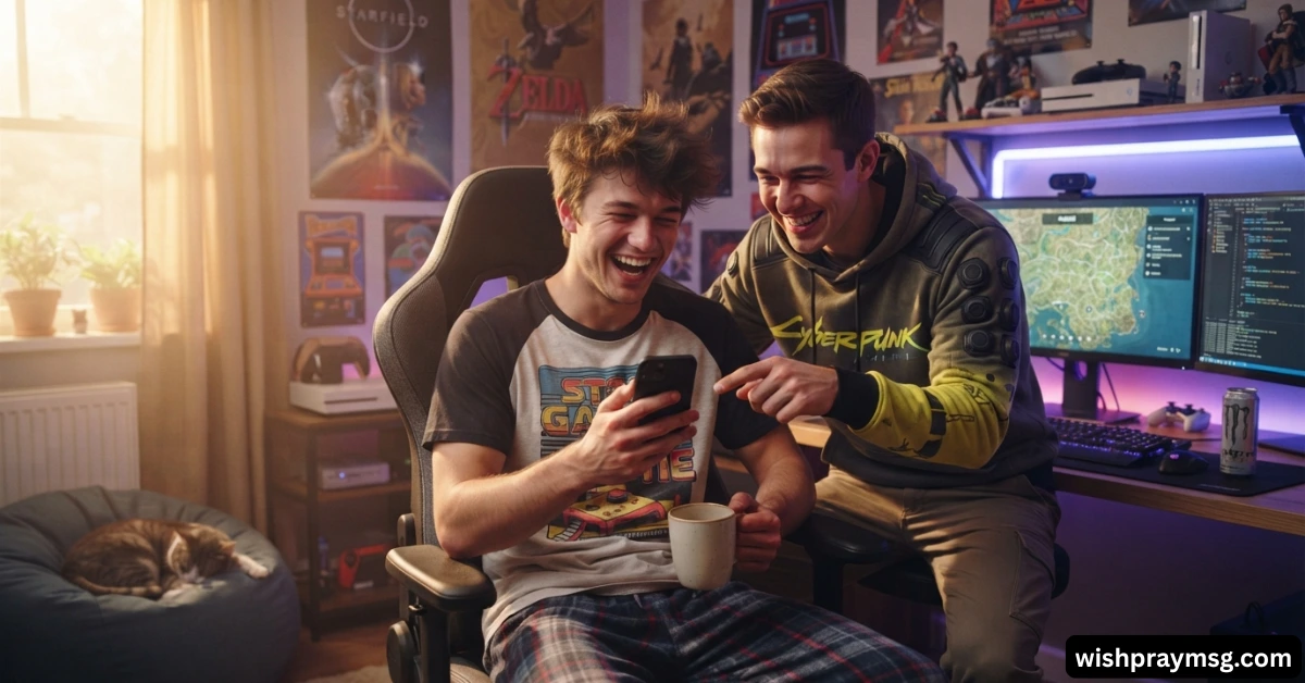 Tech and Gamer Brother Messages