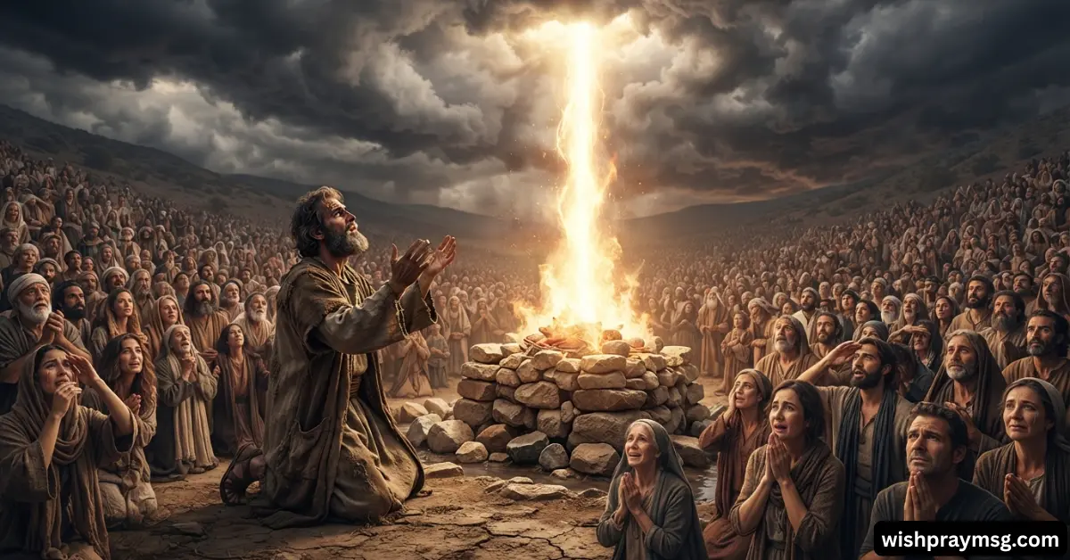 Elijah's Prayer for God's Answer
