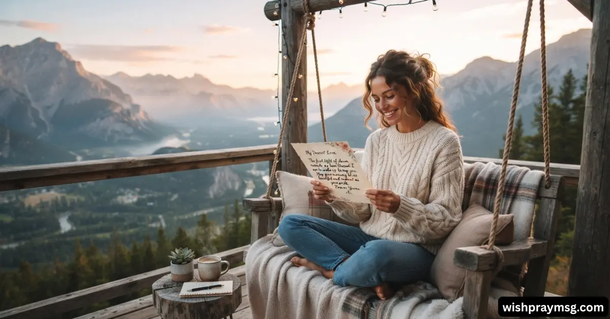 Romantic Morning Letter